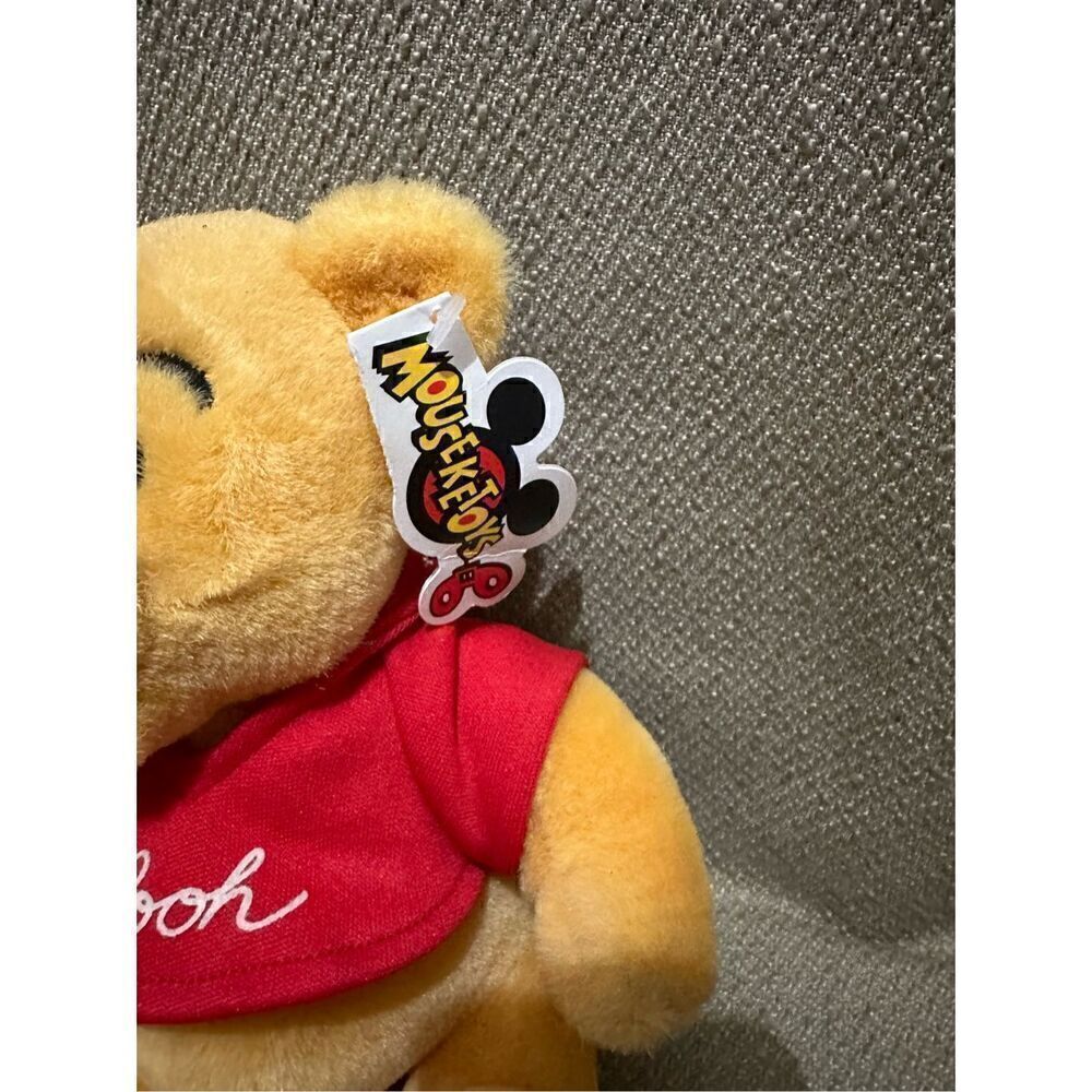 Vintage Disney Mouseket Toys Winnie the Pooh Plush Stuffed Animal Retro 8” - Picture 3 of 8